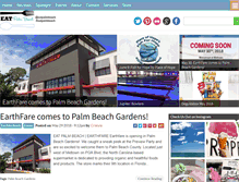 Tablet Screenshot of eatpalmbeach.com